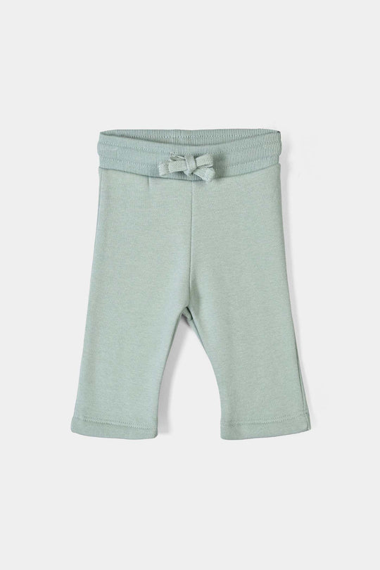 Infant Girls Fleece 2 Piece Suit Little Me - Sage Green