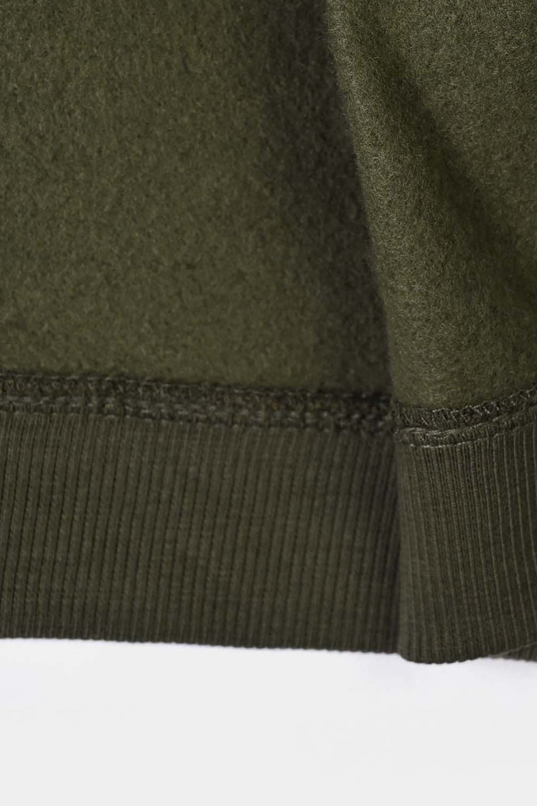 Infant Boys Fleece Knitted Jacket Skates - Olive Green
