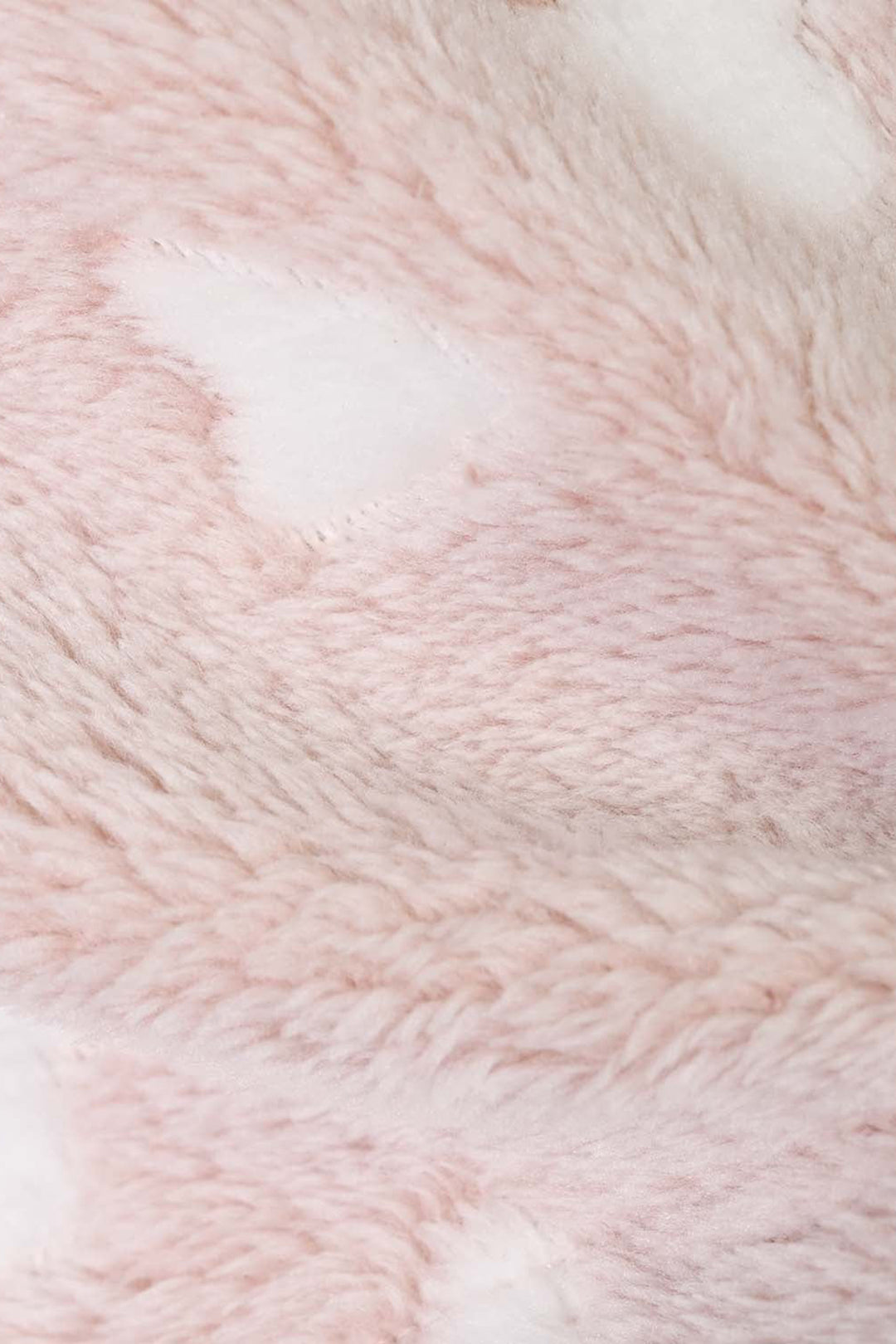Infant Girls Sherpa 2Pcs Suit Little Hearts - PINK