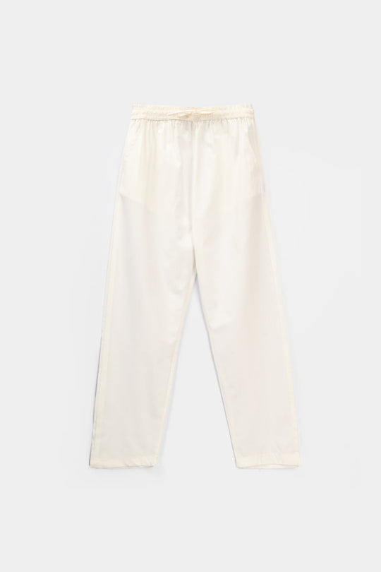 Infant Boys Cotton Pajama Basic-White