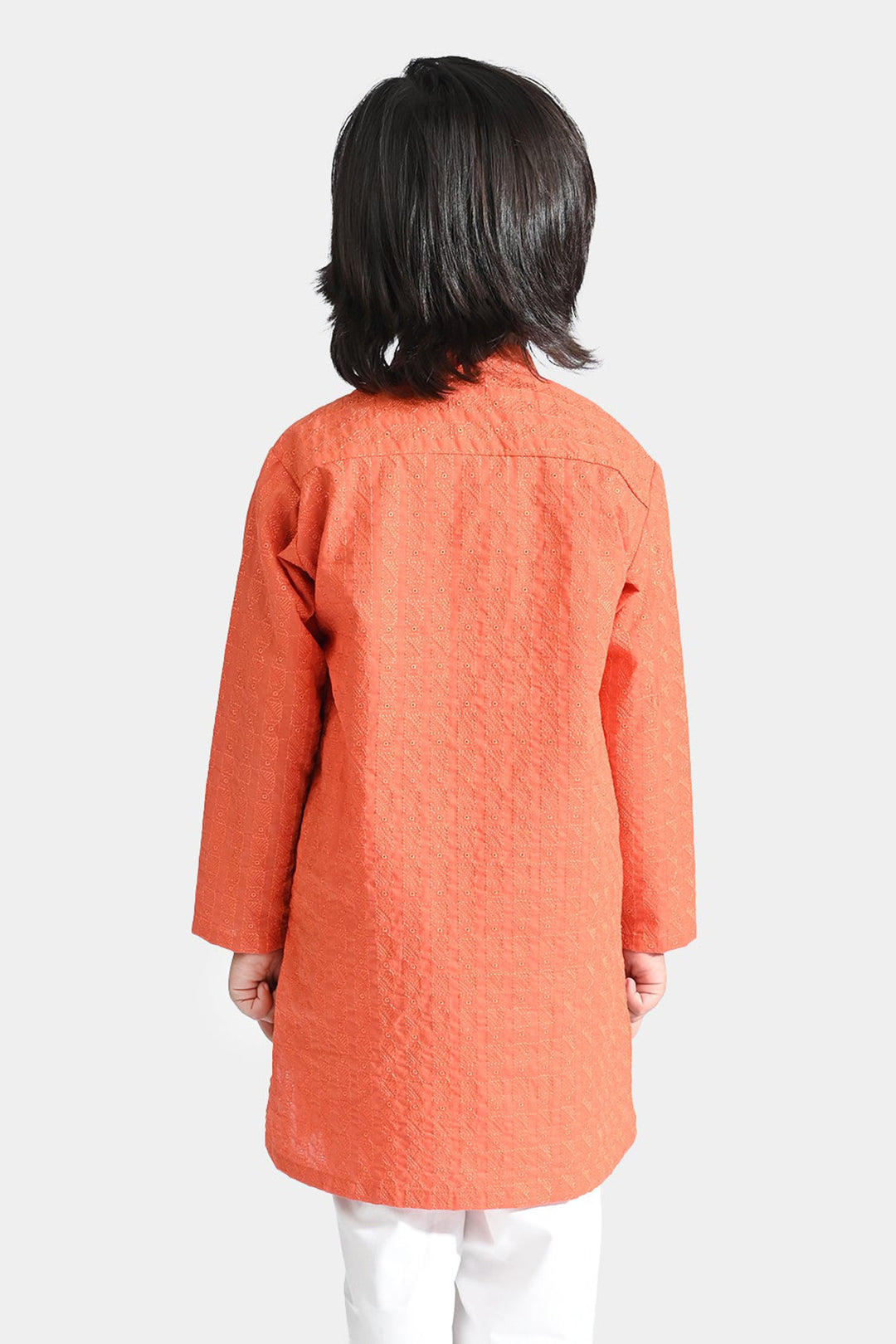 Boys Cotton Basic Kurta (Chicken Kari)