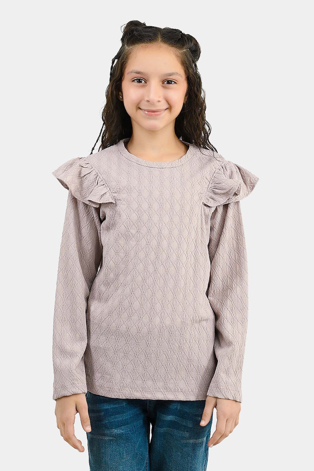 Girls Lycra Jersey T-Shirt Moments - Purple