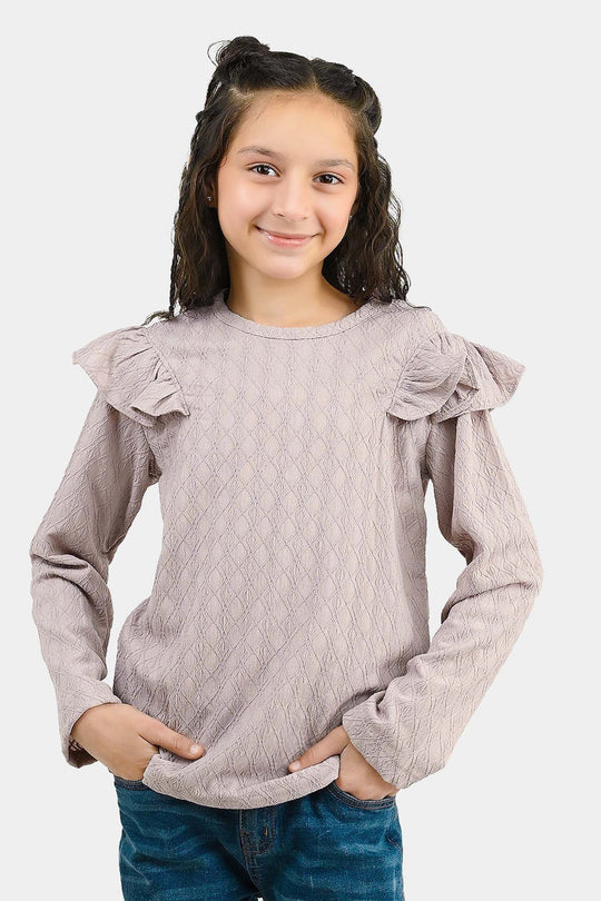 Girls Lycra Jersey T-Shirt Moments - Purple