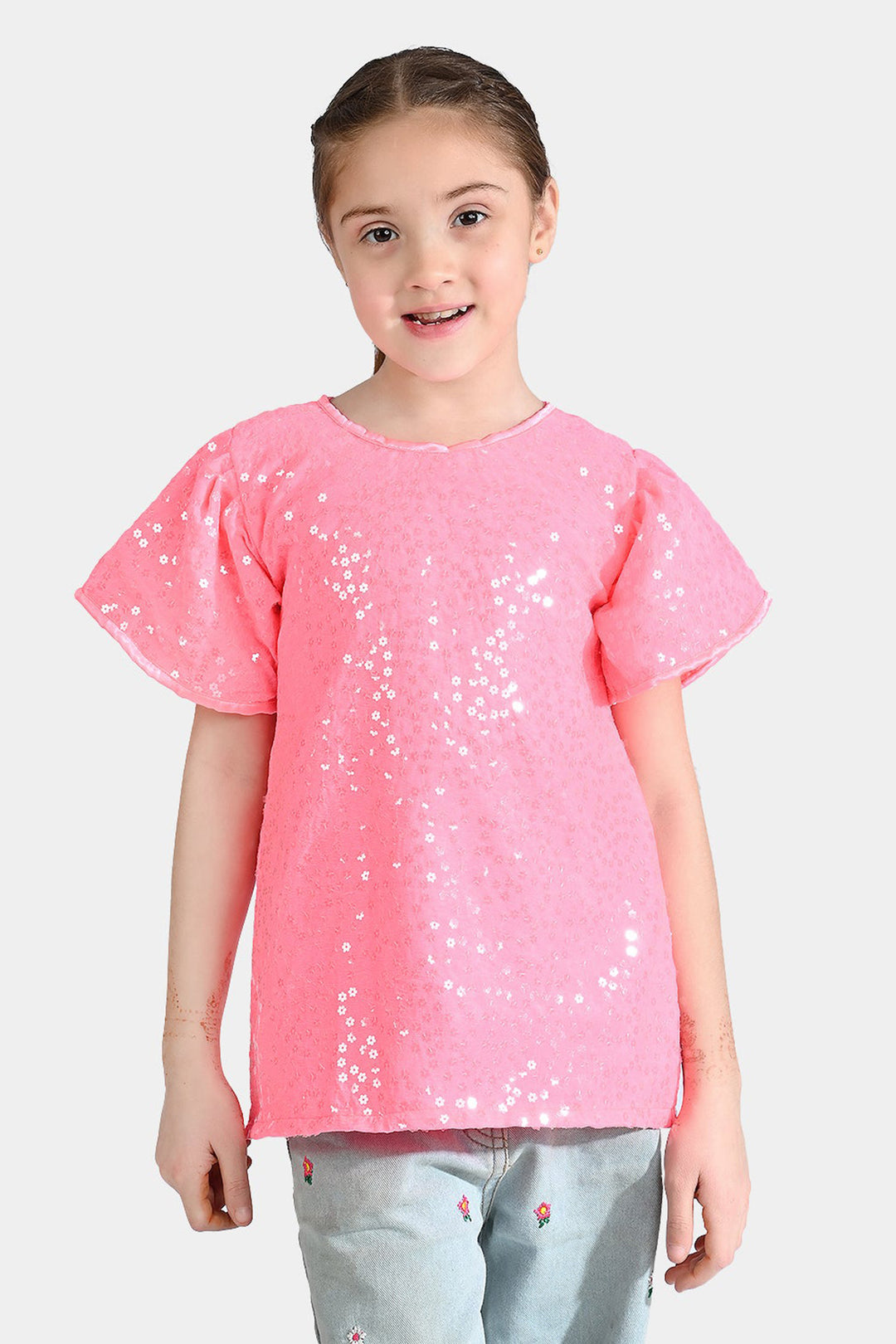 Girls Sequence Casual Top Sitara