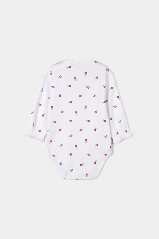 Infant Girls Corduroy Dungaree Suit-CORAL-Pink