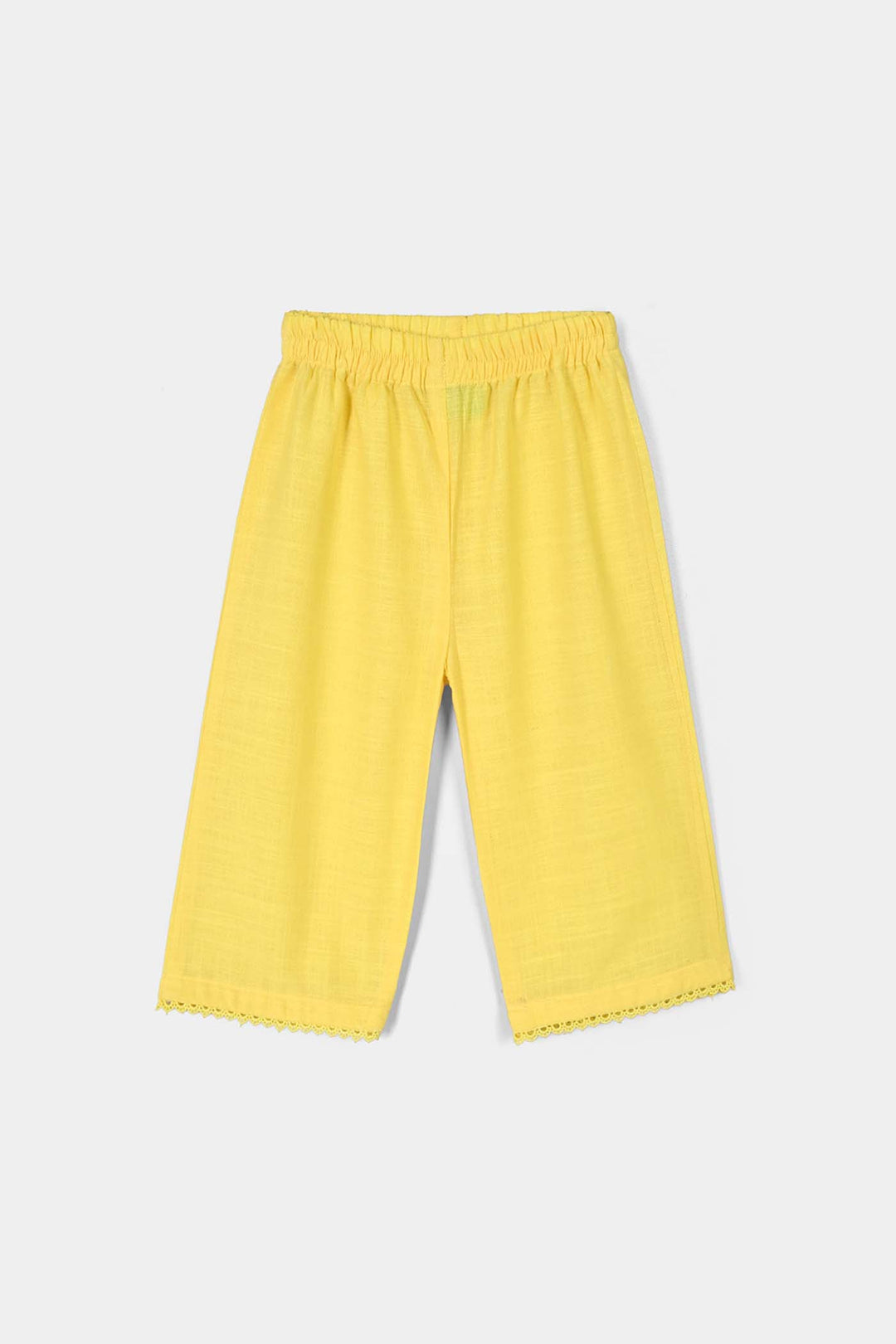 Infant Girls Cotton Emb 2Pcs Noor Blossom-Yellow