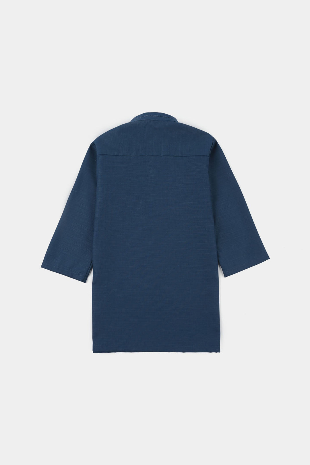 Infant Boys Poly Viscose Kurta Pajama (Cut N Sew) - Teal Blue