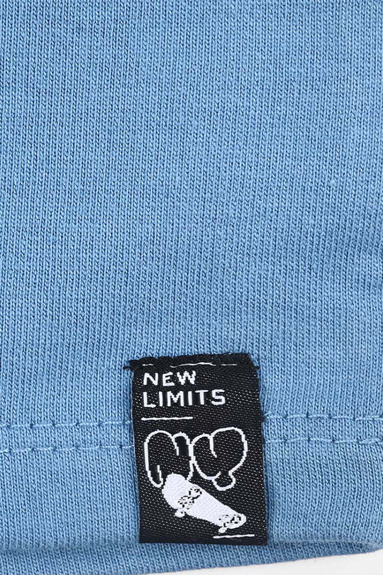 Boys Cotton Terry T-Shirt (It Real) - Blue