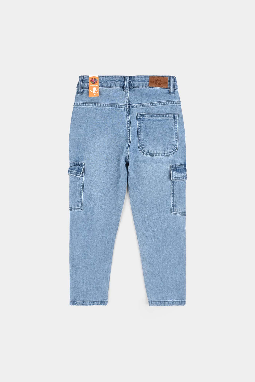 Boys Denim Stretch Pant Adventure-Mid Blue