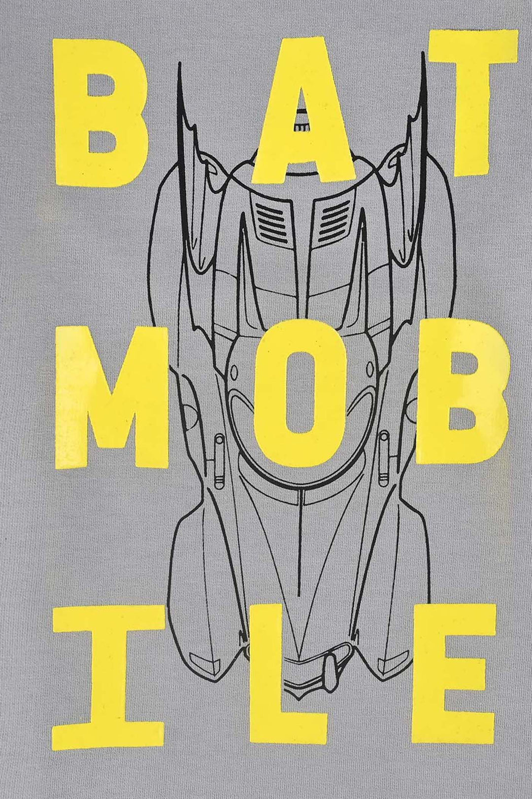 Boys Cotton Terry T-Shirt F/S Batmobile