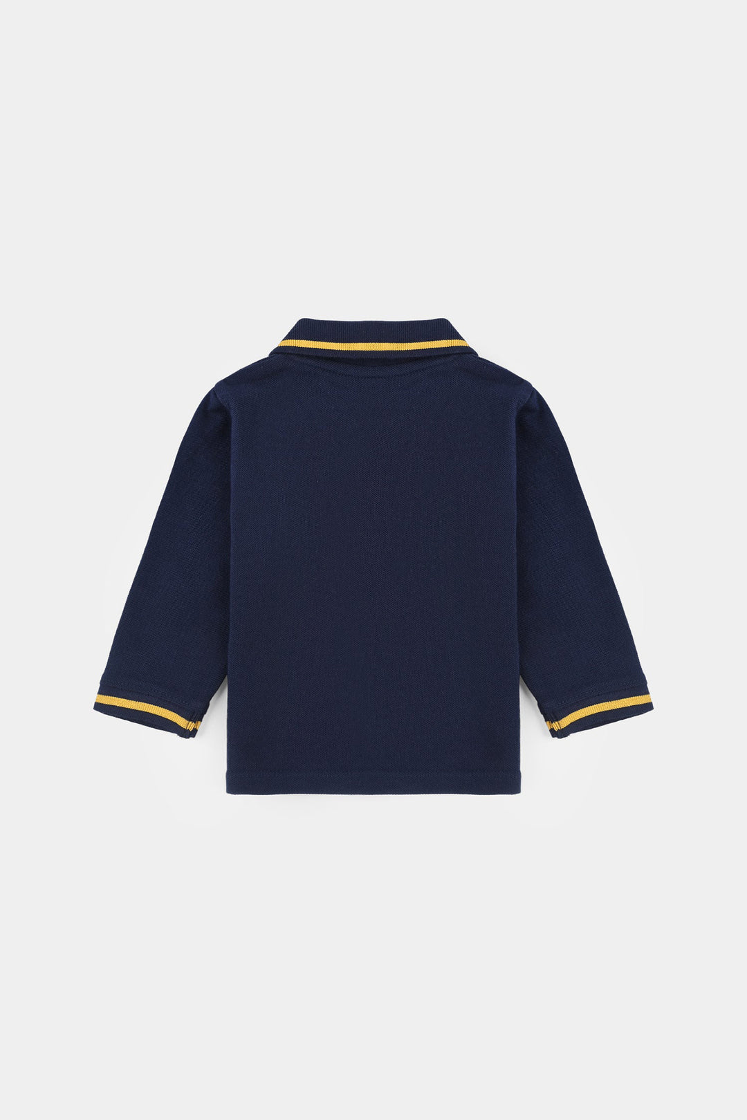 Infant Boys Jumbo Pique Polo F/S Dino-NAVY