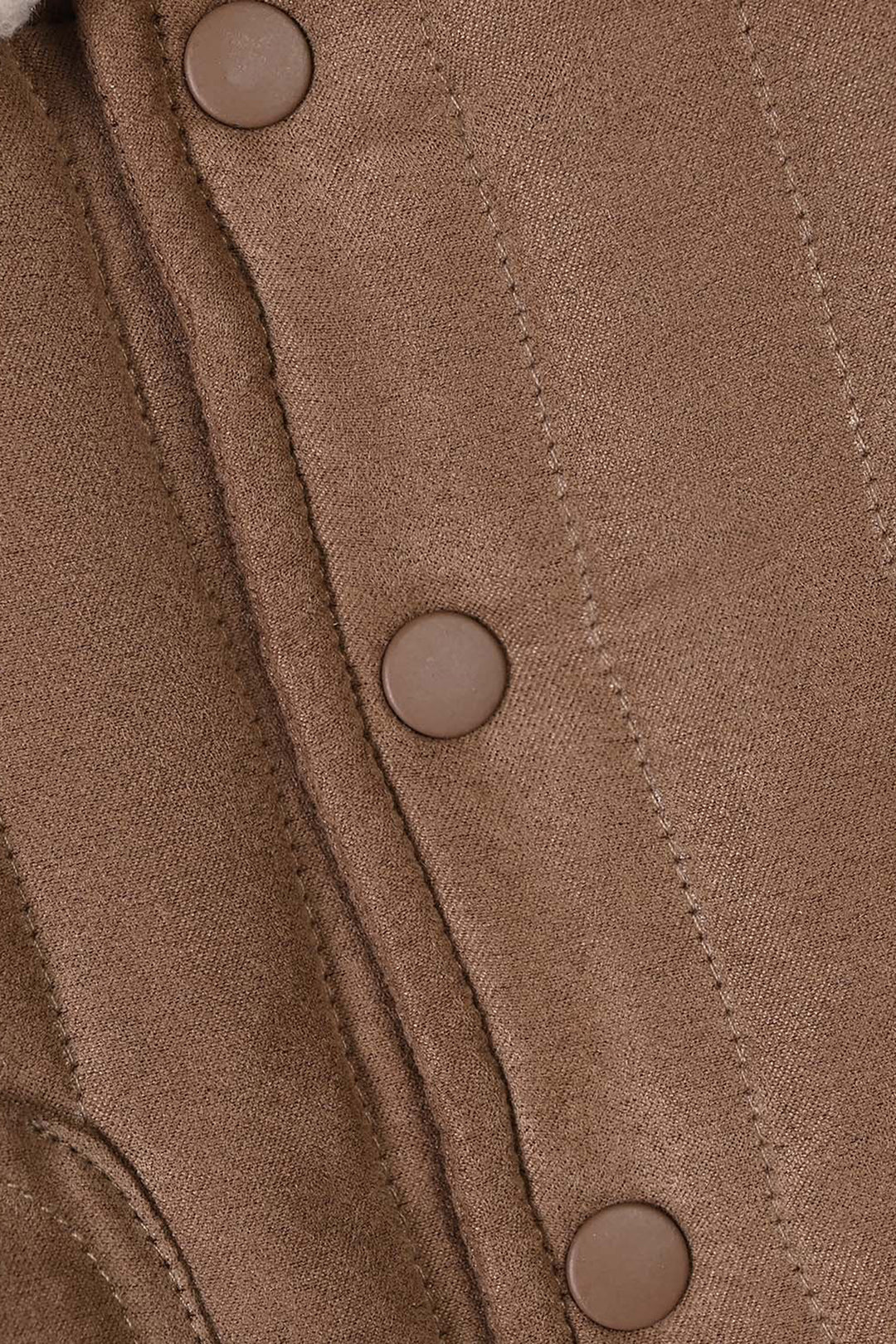 Infant Boys Polyester Quilted Jacket Cocoa-BROWN