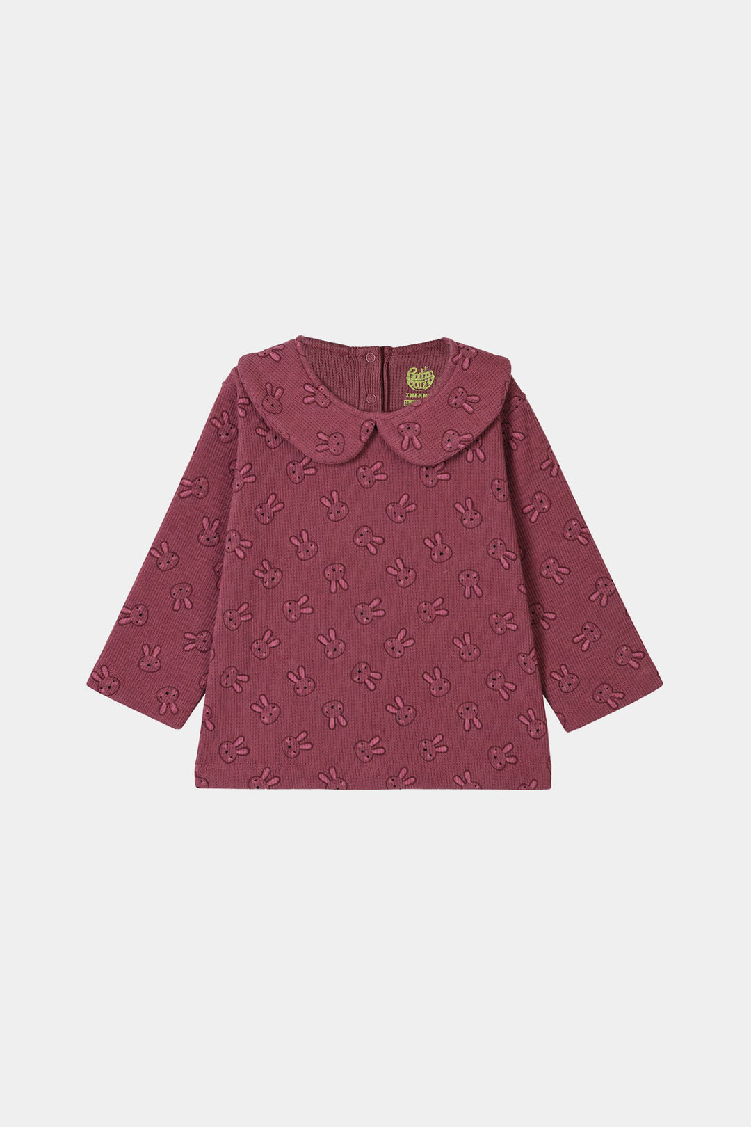 Infant Girls Thermal Knitted Suit Little Me-Rose.Wine