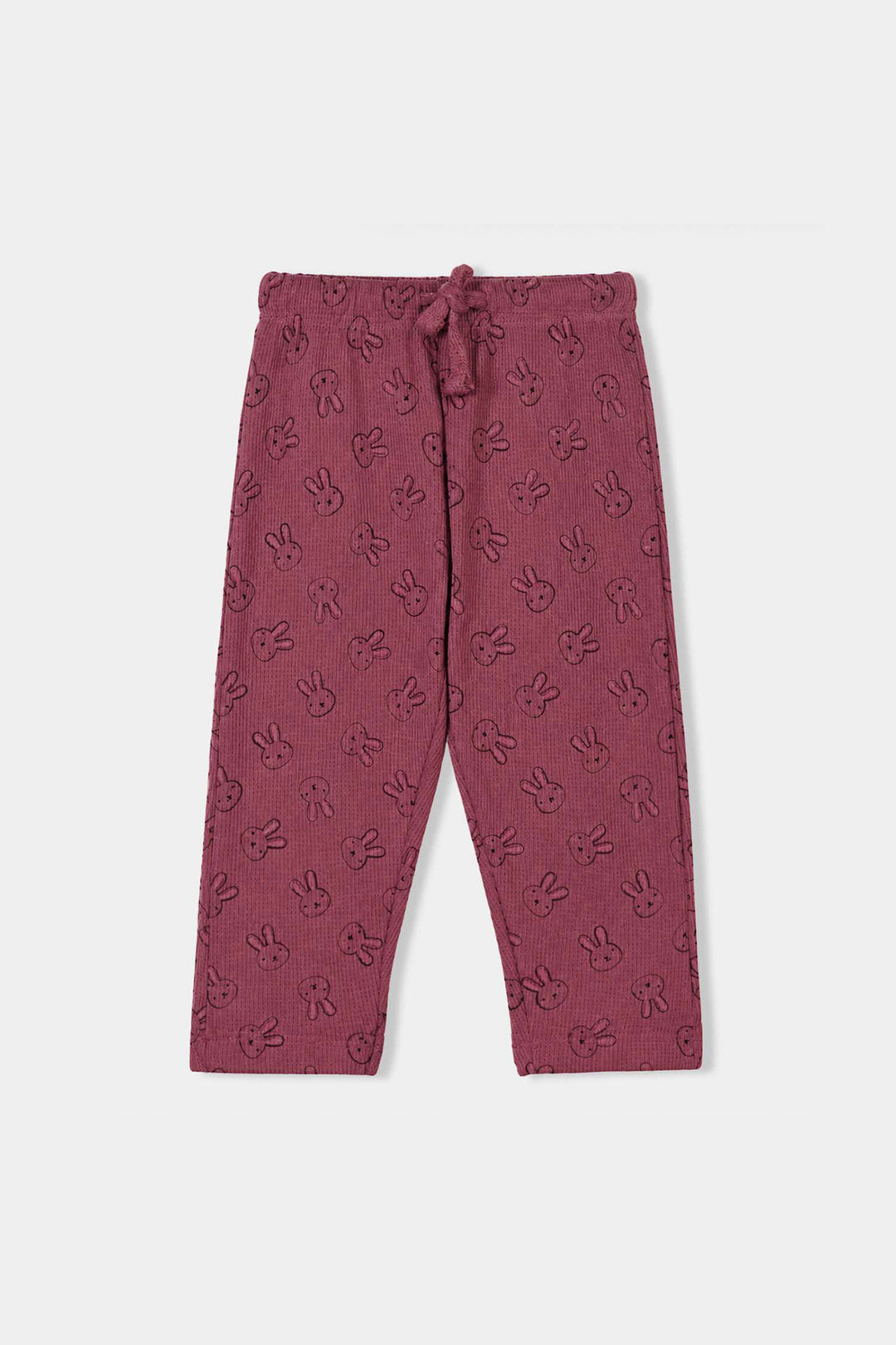 Infant Girls Thermal Knitted Suit Little Me-Rose.Wine