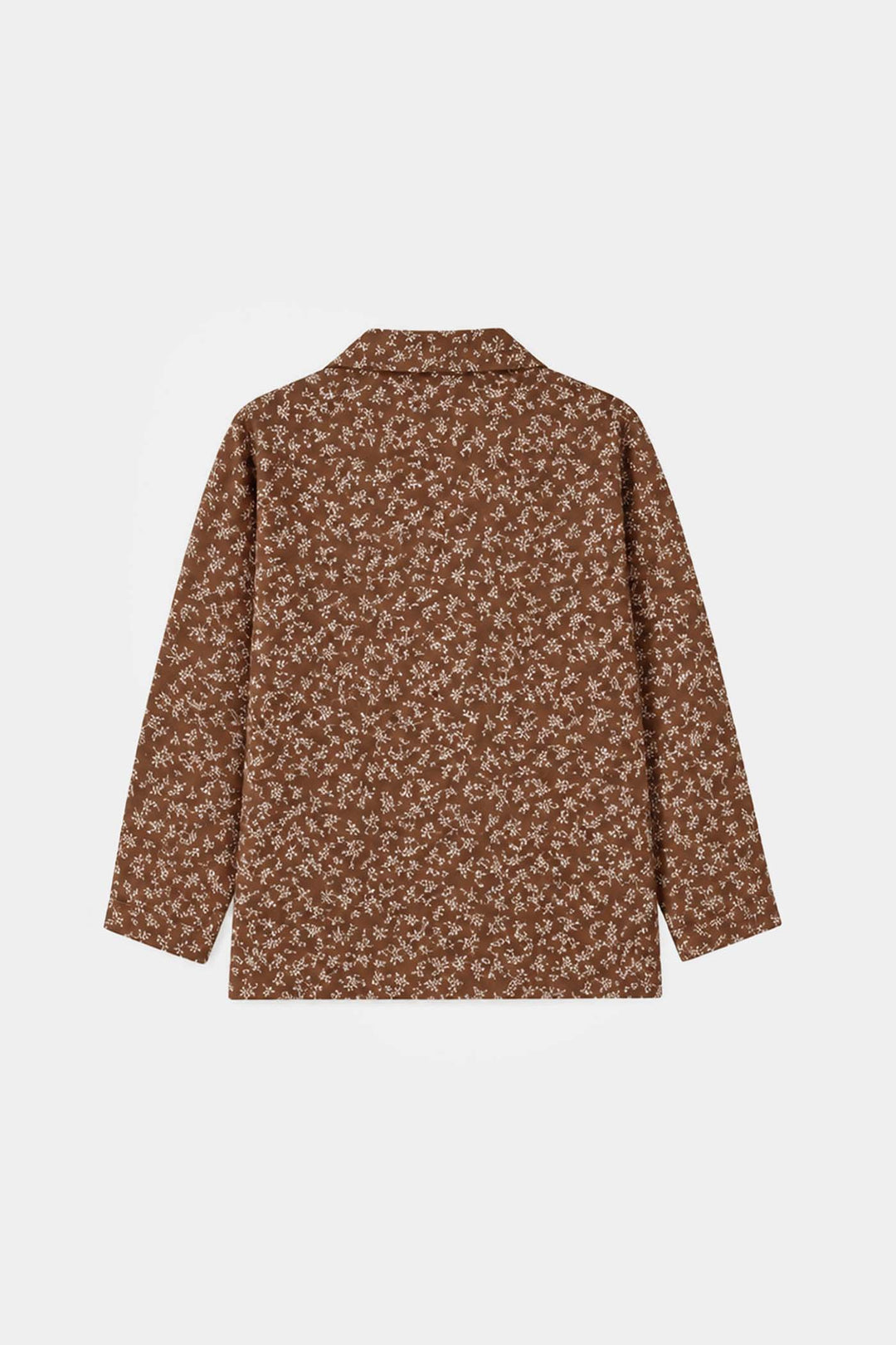 Girls Linen Viscose Nightwear-Fall-BROWN