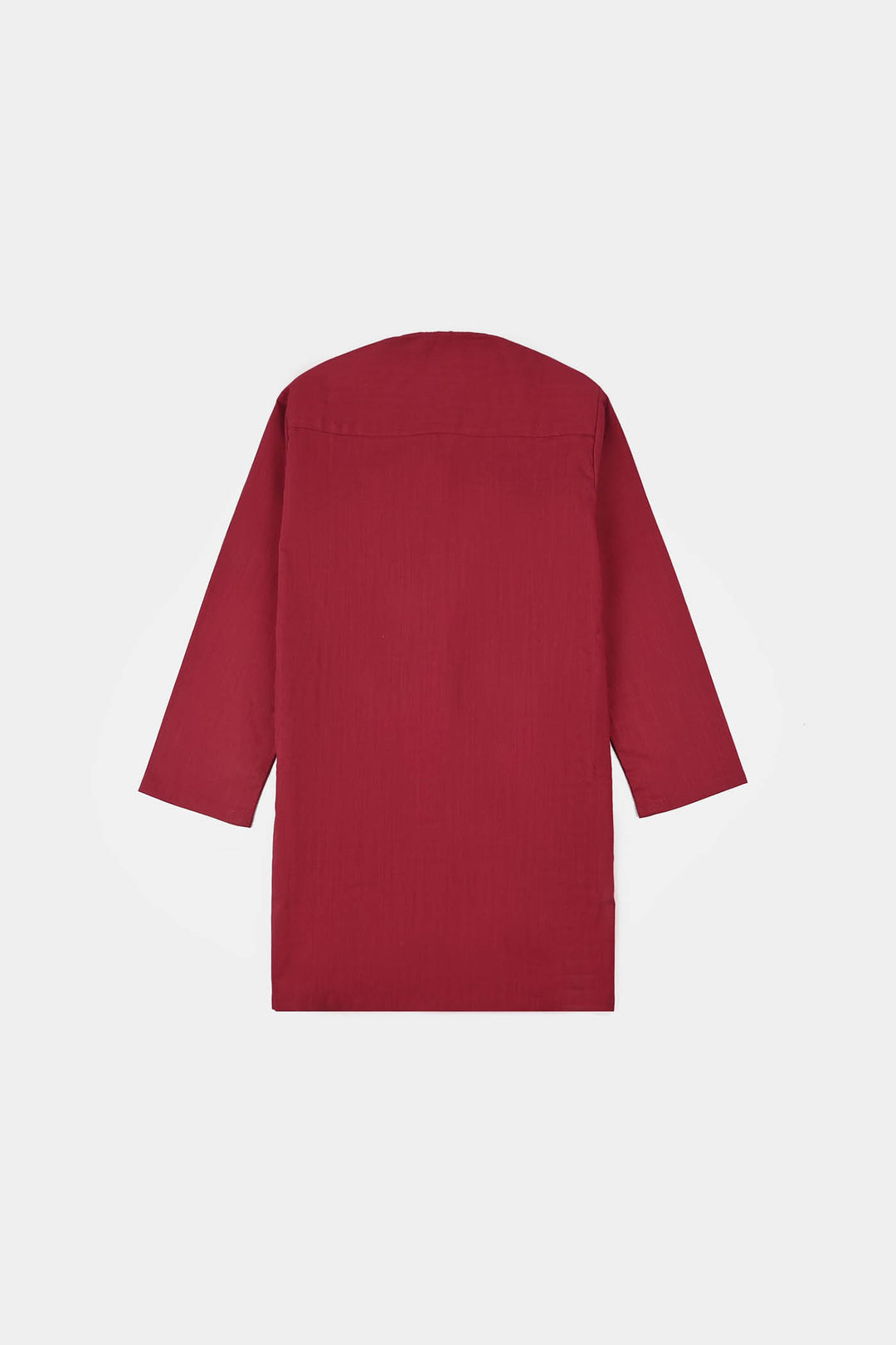 Boys Cotton Slub Printed Kurta (Rio Red)