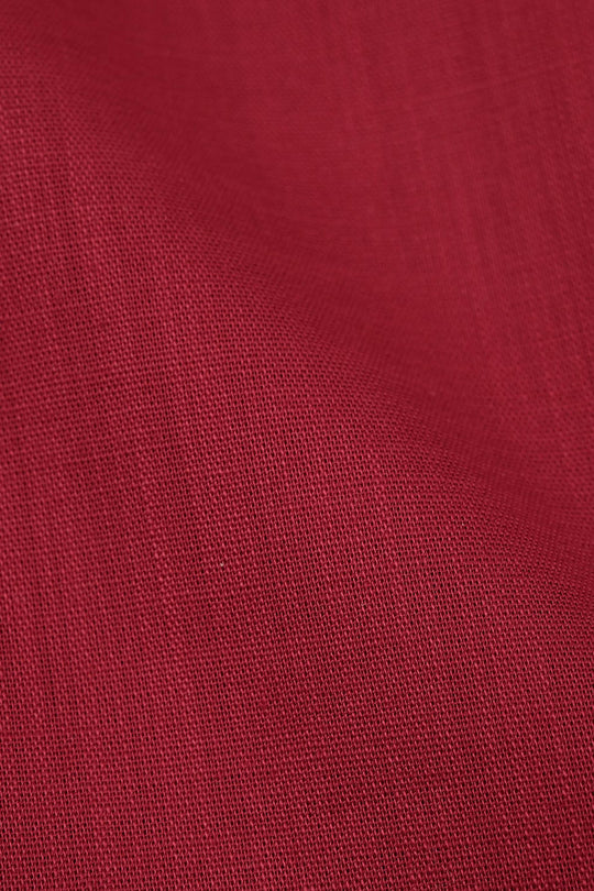Boys Cotton Slub Printed Kurta (Rio Red)
