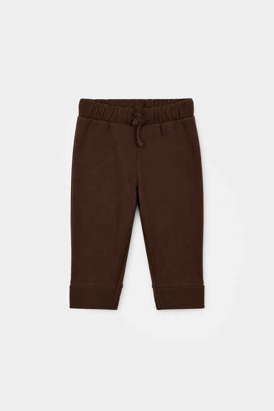 Infant Boys Yarn Dyed 2Pcs Suit Cozyclub-BROWN