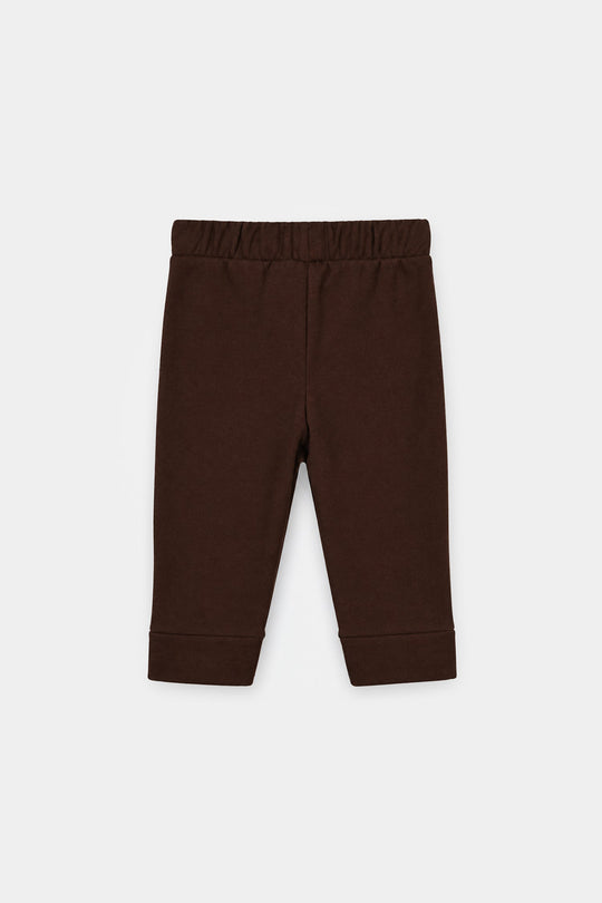 Infant Boys Yarn Dyed 2Pcs Suit Cozyclub-BROWN