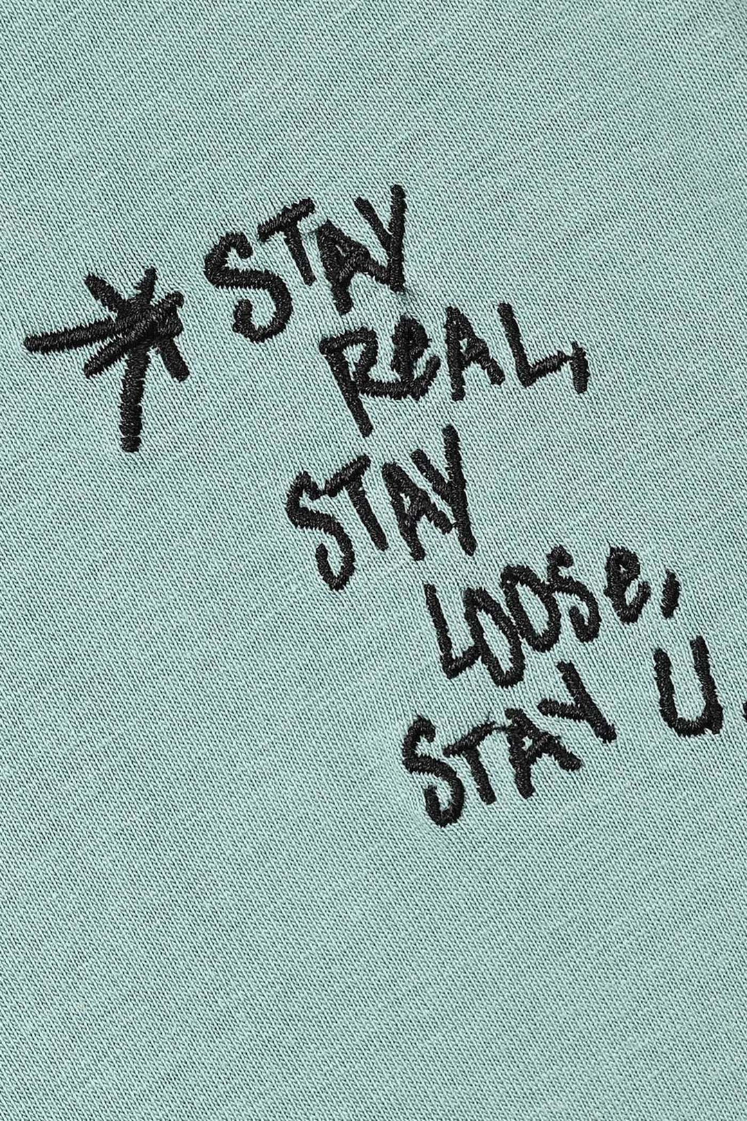 Boys Cotton Jersey T-Shirt Stay Real