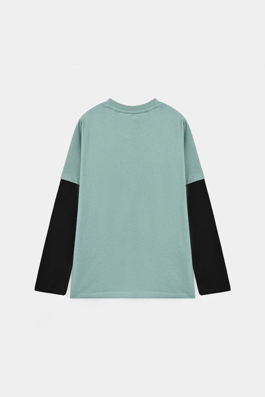 Boys Cotton Jersey T-Shirt Stay Real