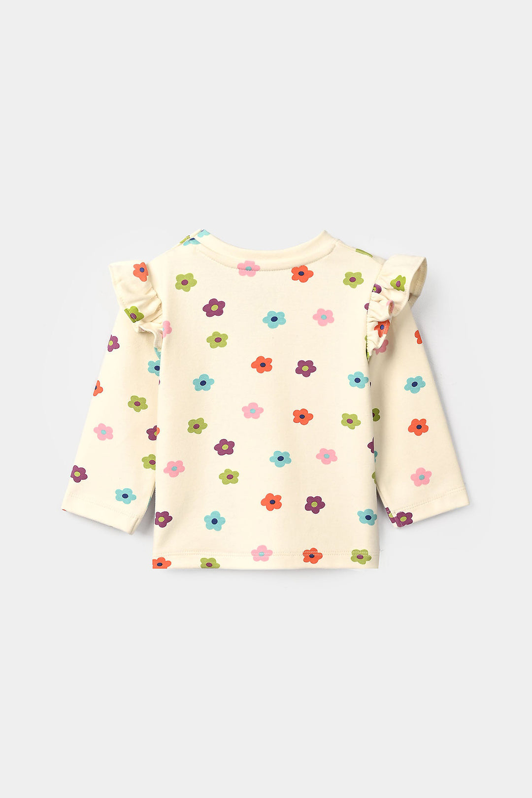 Infant Girls Cotton Jersey 2Pcs Suit Little one-White