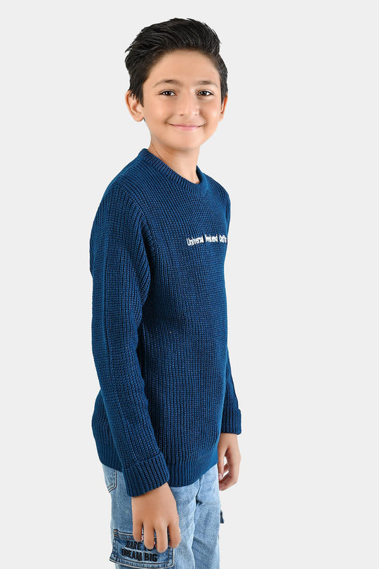 Boys Sweater Weekend Outfits - Blue