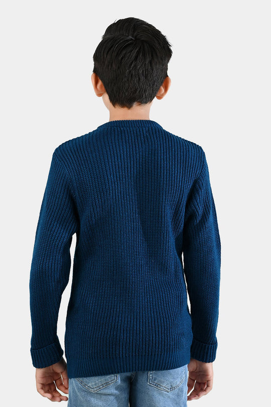 Boys Sweater Weekend Outfits - Blue