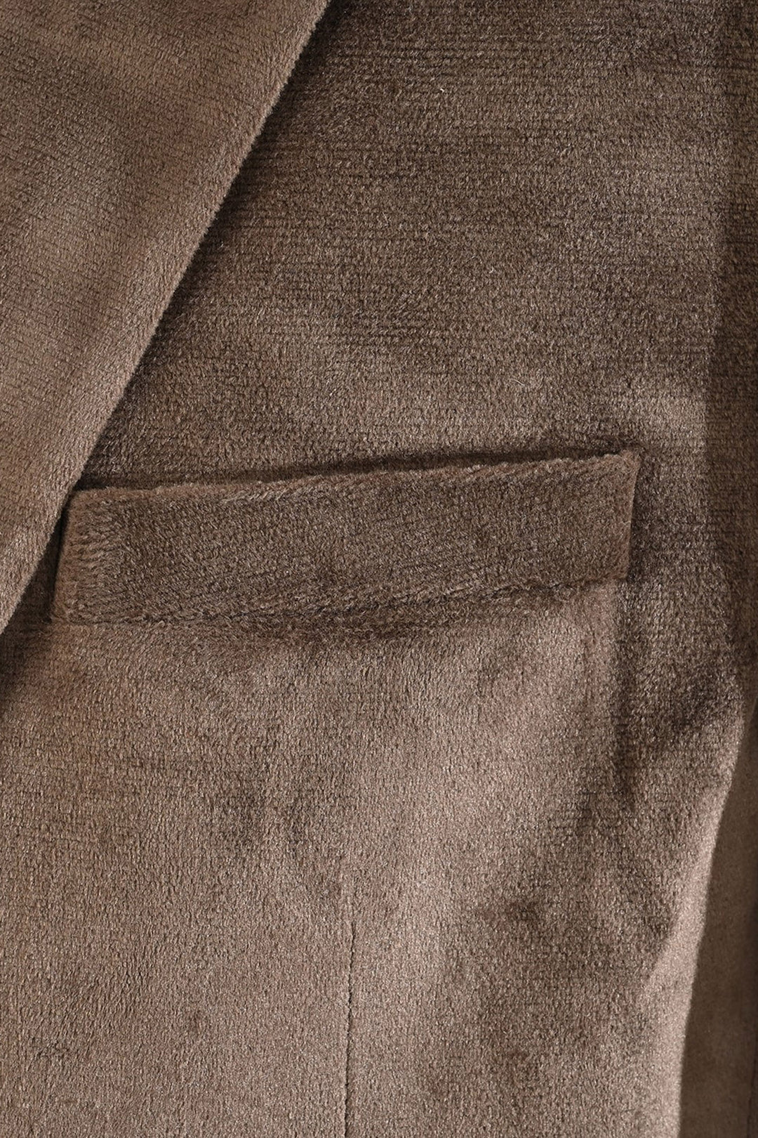 Boys Suede Blazer - Light Brown
