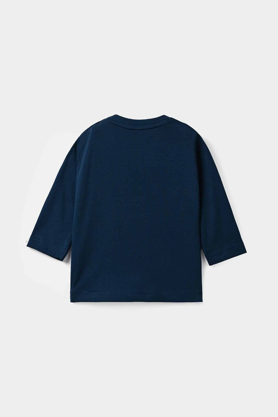 Infant Boys Cotton Jersey T-Shirt Baby Elephant - Sailor Blue