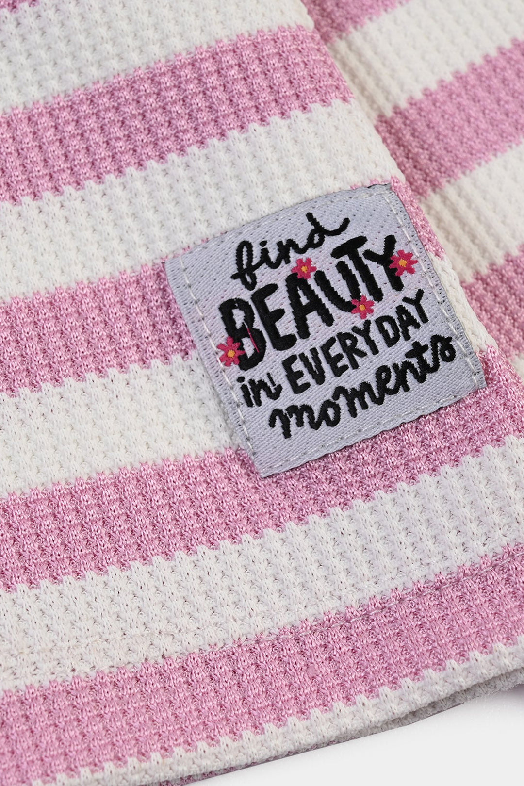 Girls Thermal Shirt F/S Find Beauty-Pink