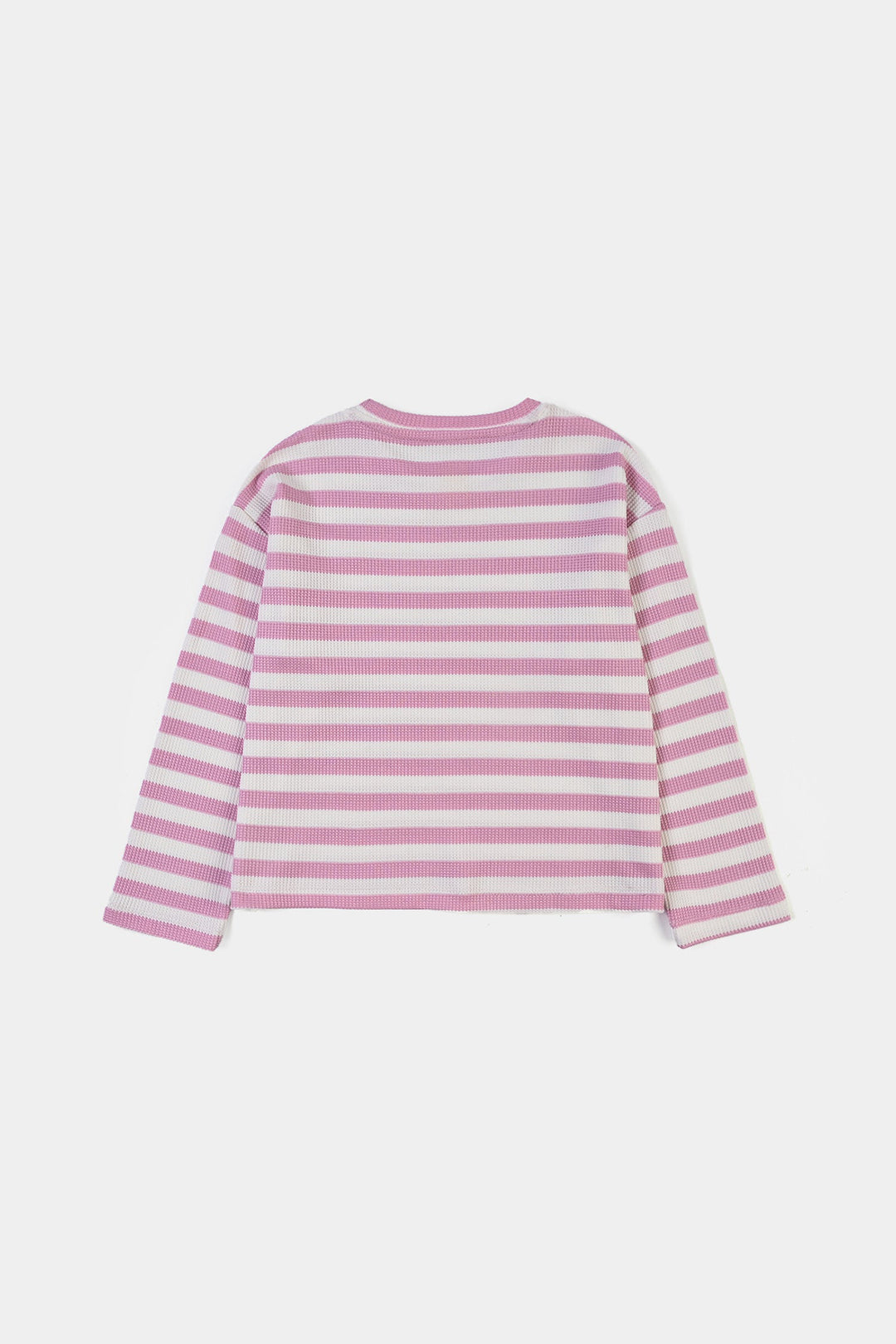 Girls Thermal Shirt F/S Find Beauty-Pink