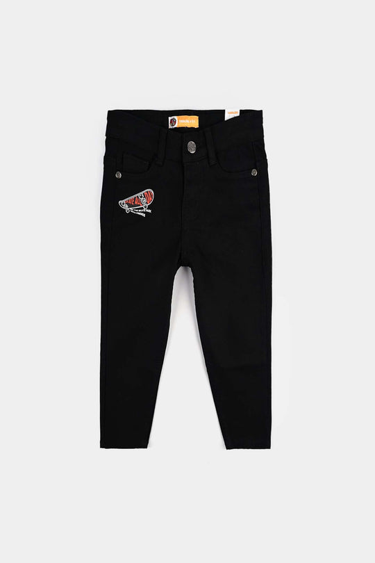 Boys Denim Stretch Pant Skate All Day-BLACK