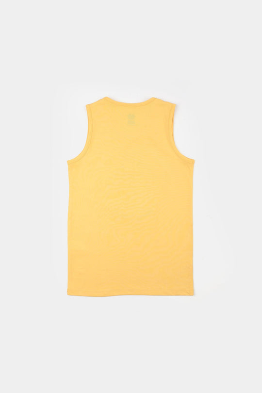Boys Jersey/Terry Sando Chill Zone - Yellow/Gold