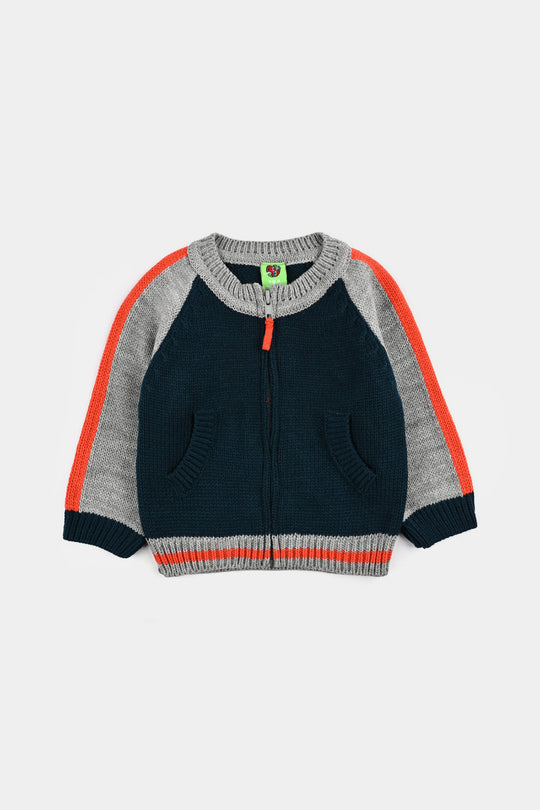 Infant Boys Acrylic Sweater-River Scott-Multi