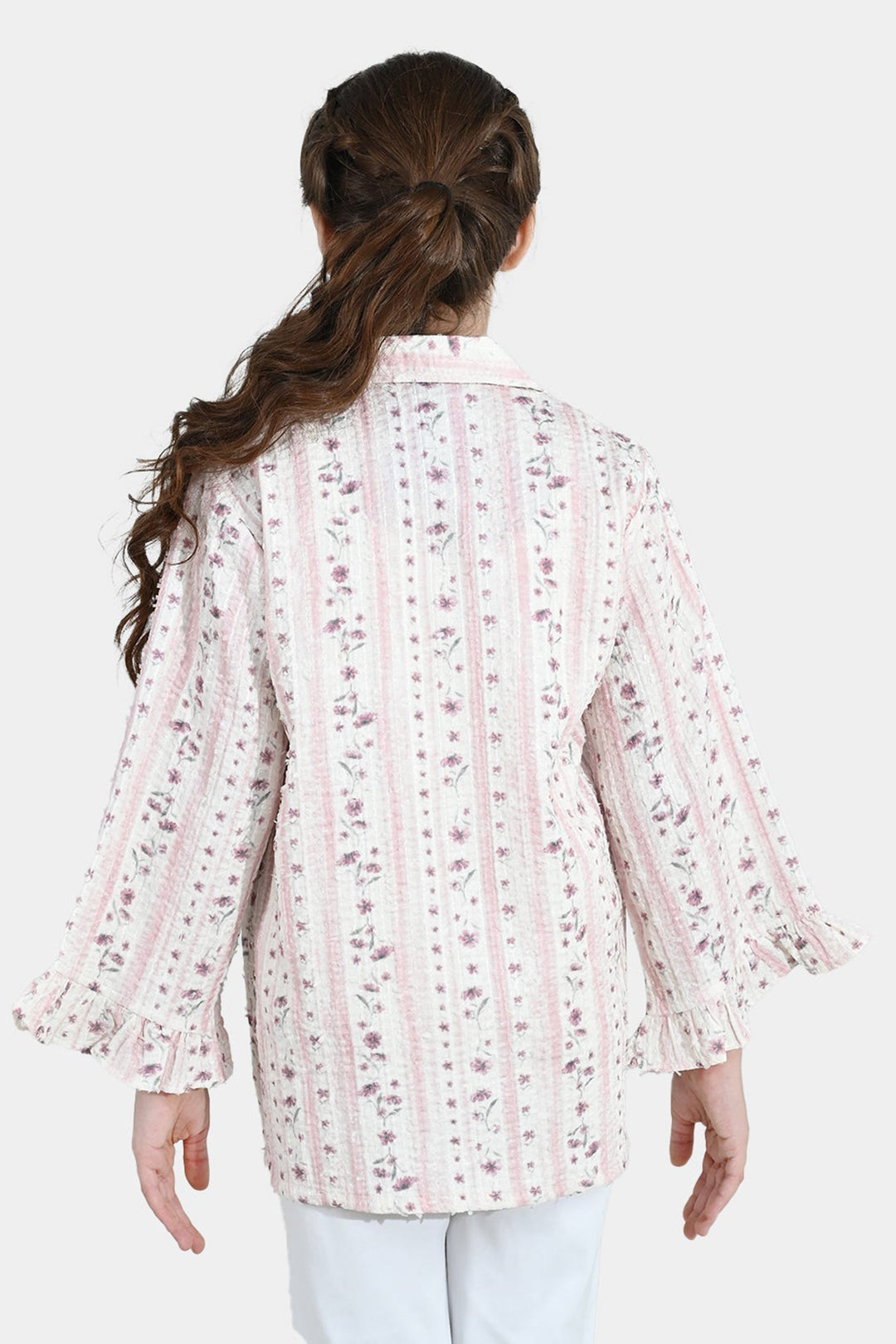 Girls Jacquard Top - Multi