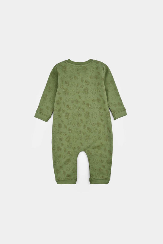 Infant Boys Cotton Interlock Romper ADVENTURE BEGINS