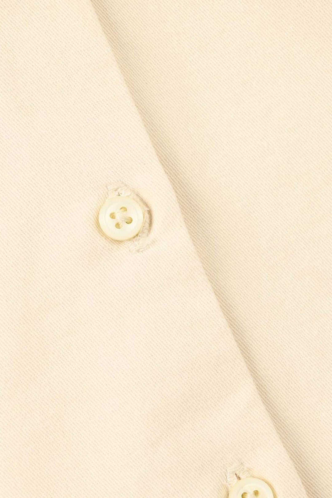 Girls Cotton Twill Co-Ord Set Chunky- Off-White