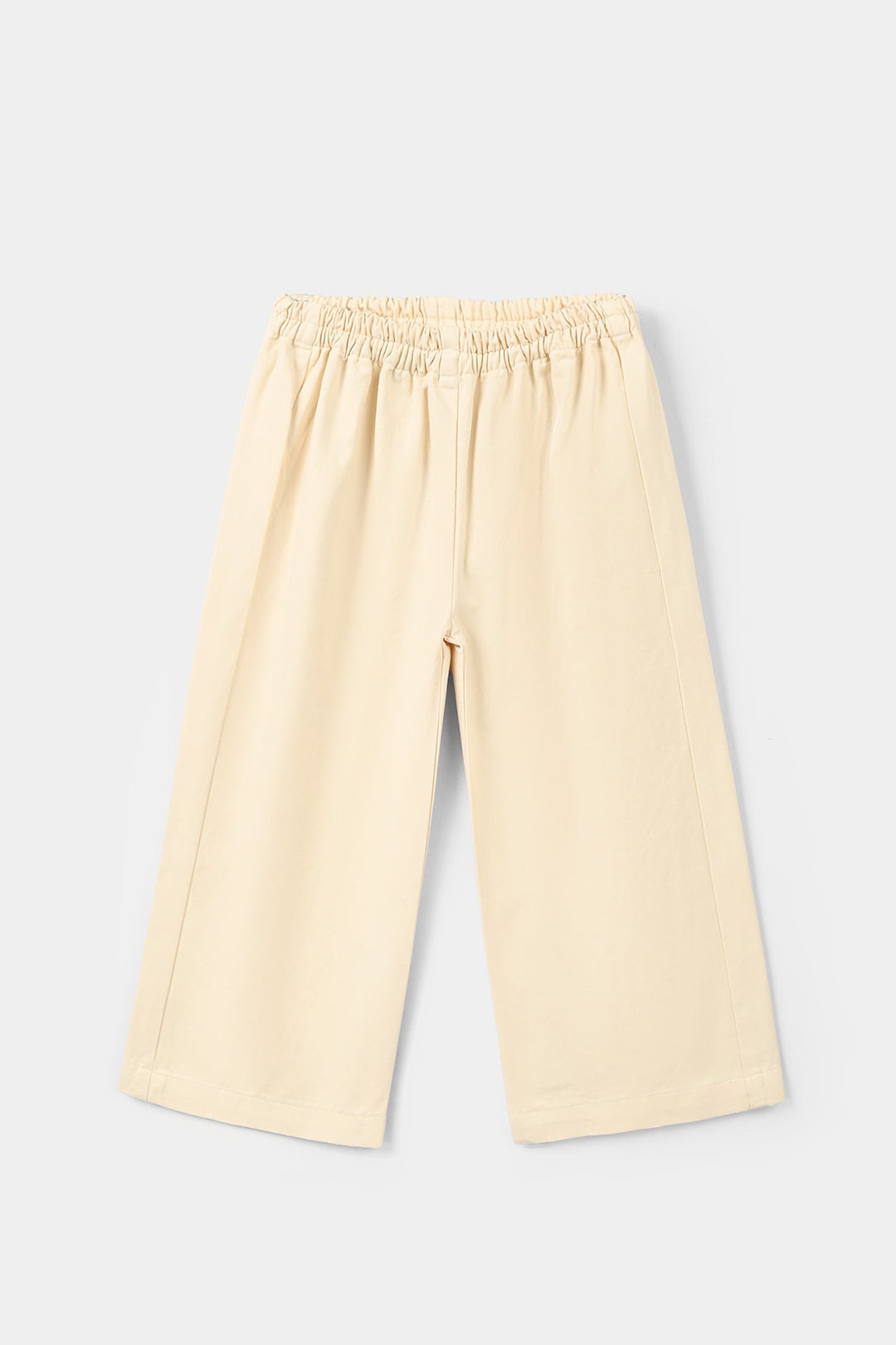 Girls Cotton Twill Co-Ord Set Chunky- Off-White