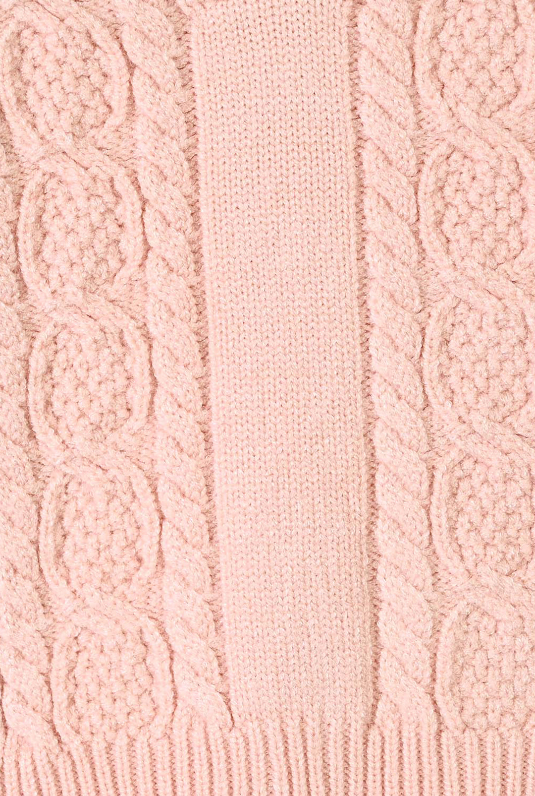 Infant Girls Acrylic Co-ord Set-Scallop Callar-LT.Pink
