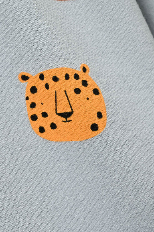 Infant Boys Cotton Jersey 2Pcs Suit Mini Zoo-Blue