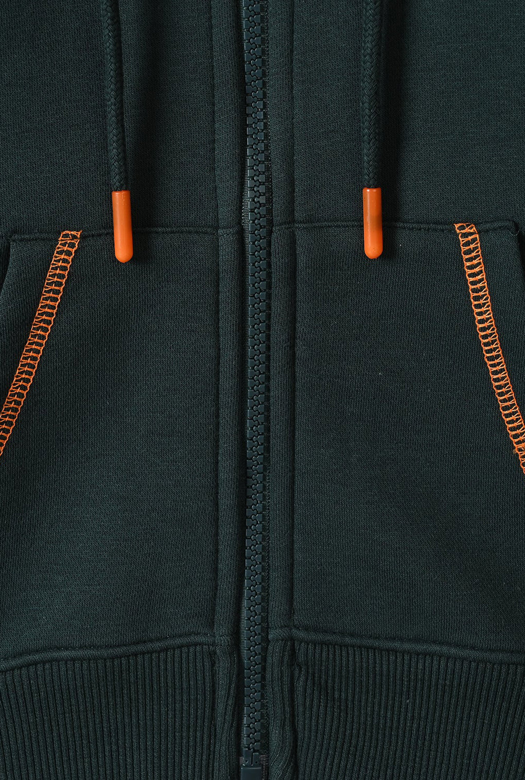Boys Fleece Knitted Jacket The Routine-Green
