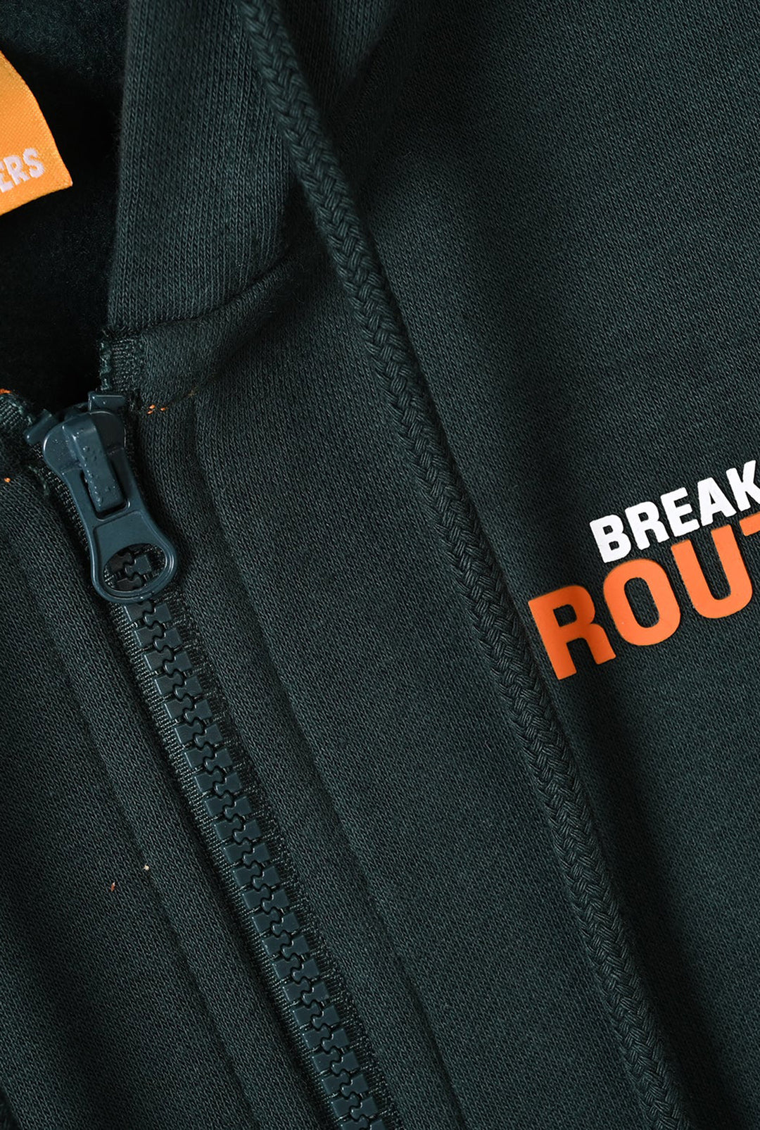 Boys Fleece Knitted Jacket The Routine-Green
