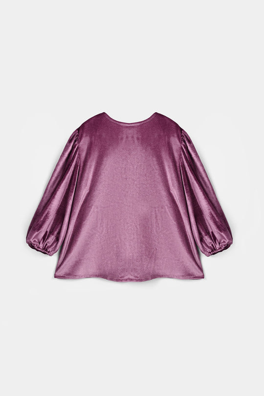 Girls Velvet Co-Ord Set Raspberry