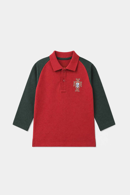 Boys Cotton PK Polo Full Sleeves