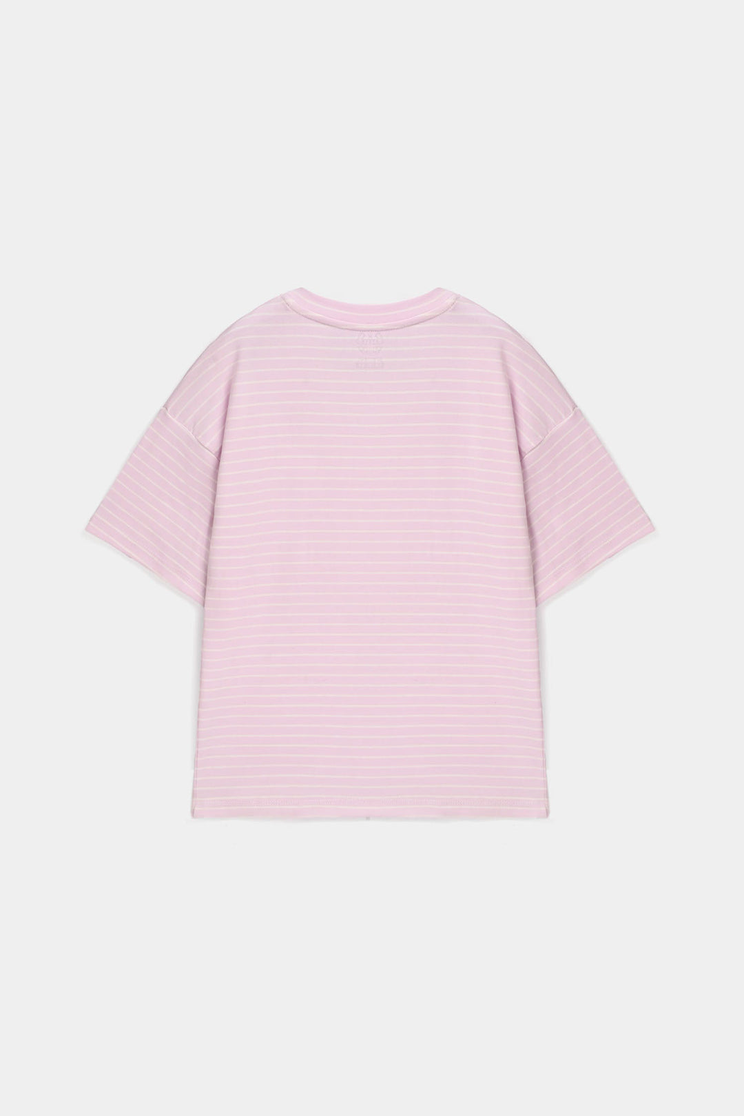 Girls Yarn Dyed T-Shirt (HELLO GORGEOUS) - Pink