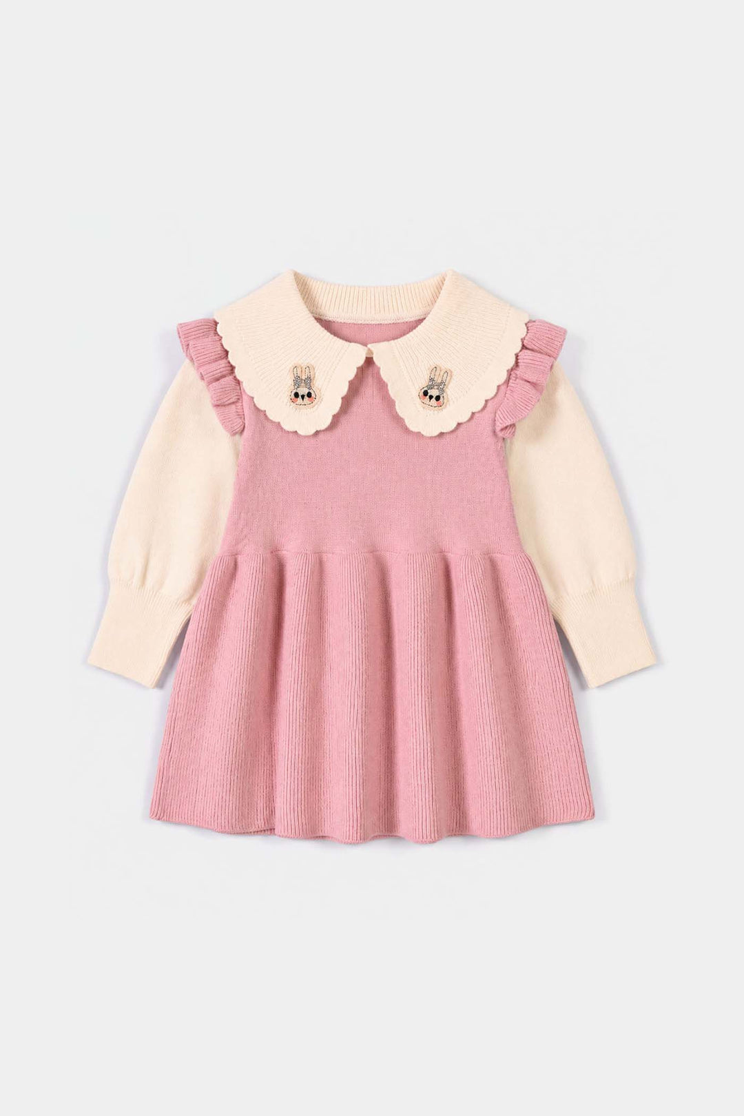 Infant Girls Acrylic Sweater-Little Lady-Pink