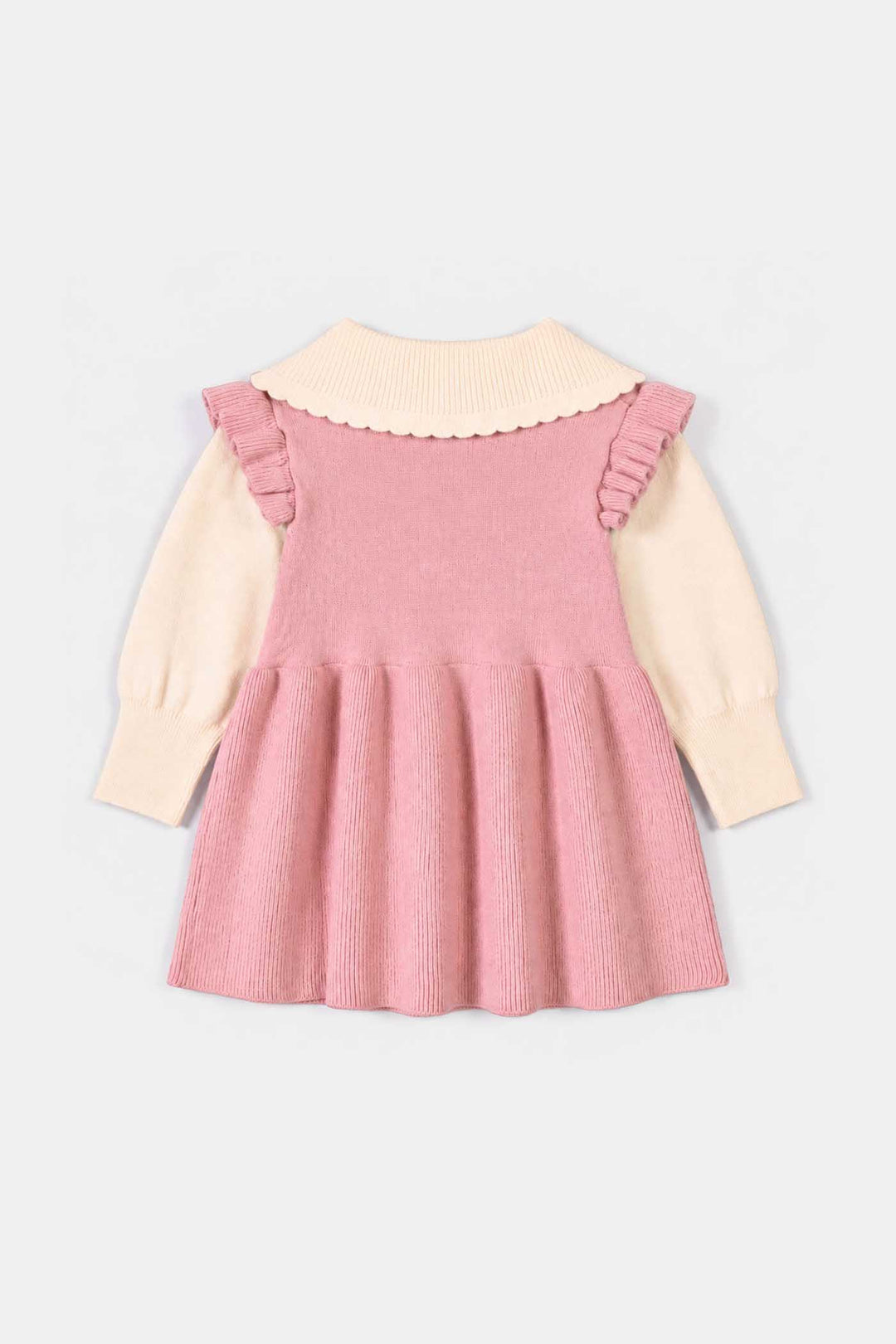 Infant Girls Acrylic Sweater-Little Lady-Pink