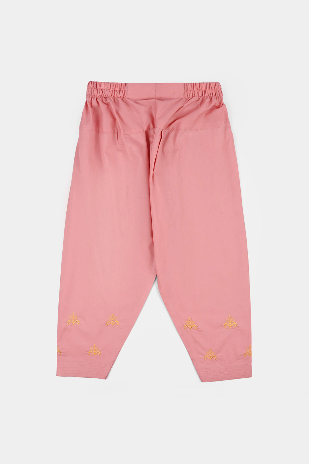 Girls Cotton Emb 2Piece Komal-Pink