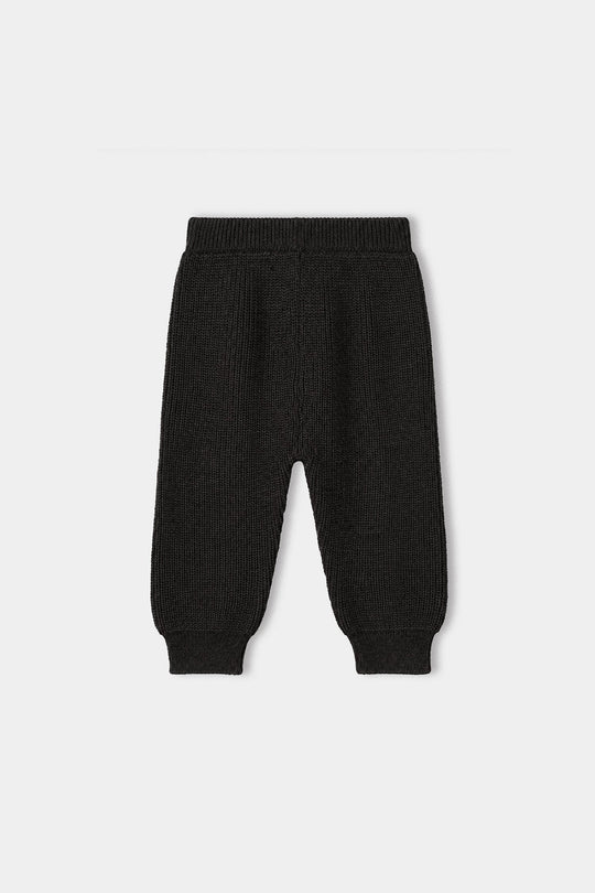 Infant Boys Acrylic Co-ord Set-Stripe Cable-GREY